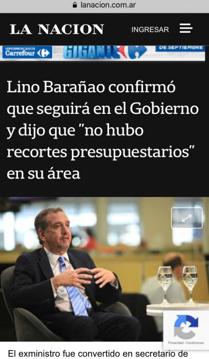 Barañao: «No hubo recortes presupuestarios en Ciencia y Tecnología»