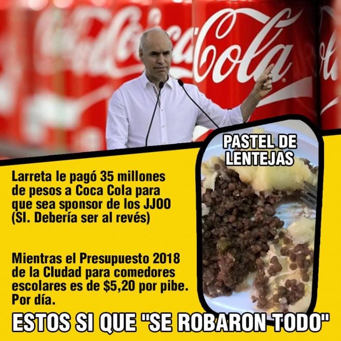 Es falso que la Ciudad pagó $35,7 millones a Coca Cola Company para que sea sponsor de los Juegos Olímpicos de la Juventud