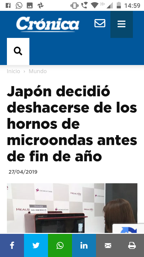 No, el gobierno de Japón no decidió deshacerse de todos los hornos de microondas en el país antes de fin de año porque producen cáncer