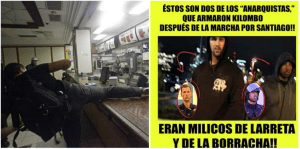 #FalsoEnLasRedes: la imagen de un militante de La Cámpora destrozando un McDonald’s y la de policías de civil de la Ciudad y de la Federal