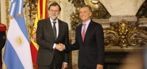 Rajoy: “El año pasado el comercio bilateral se incrementó un 20% respecto del año anterior”