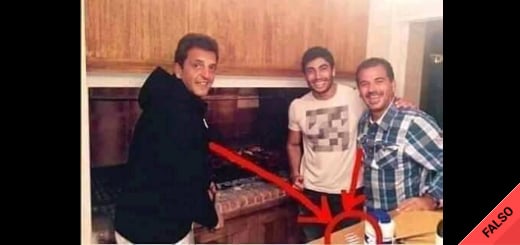 Es falsa la foto de Massa, Ritondo y Moyano con cocaína