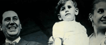 No, el niño de la imagen de Evita y Perón no es Jorge Bergoglio