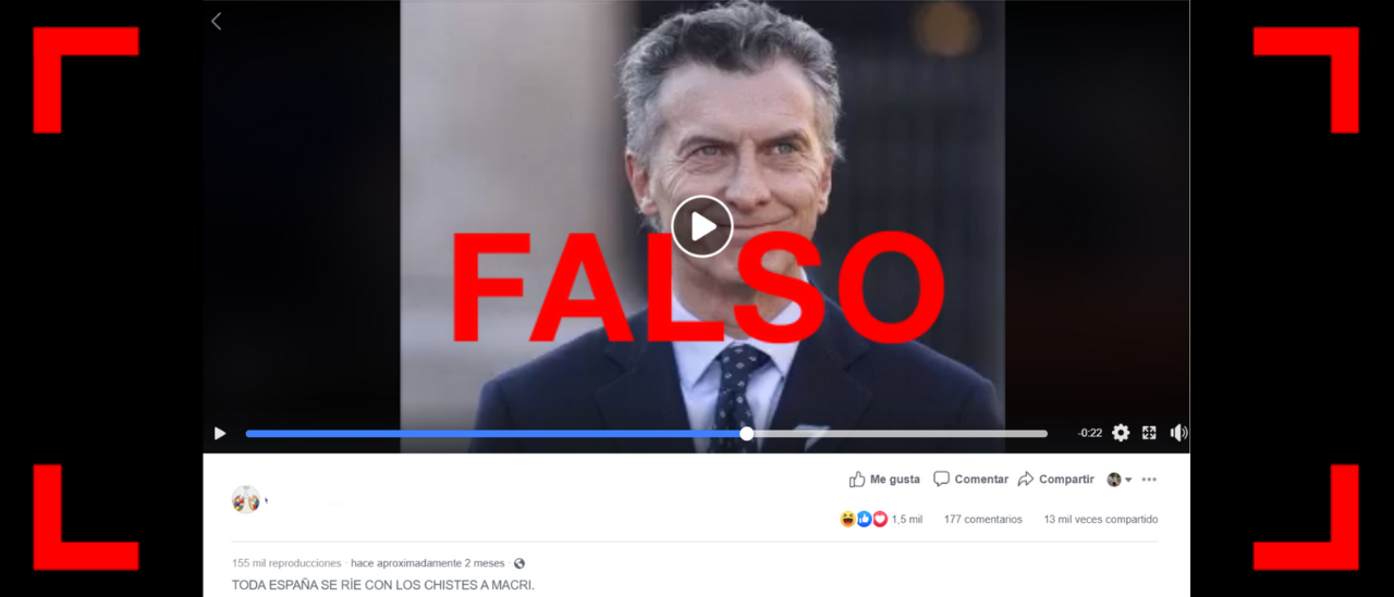 No, un programa de tv español no comparó a Macri con un pulpo que “tiene la cabeza llena de mierda”