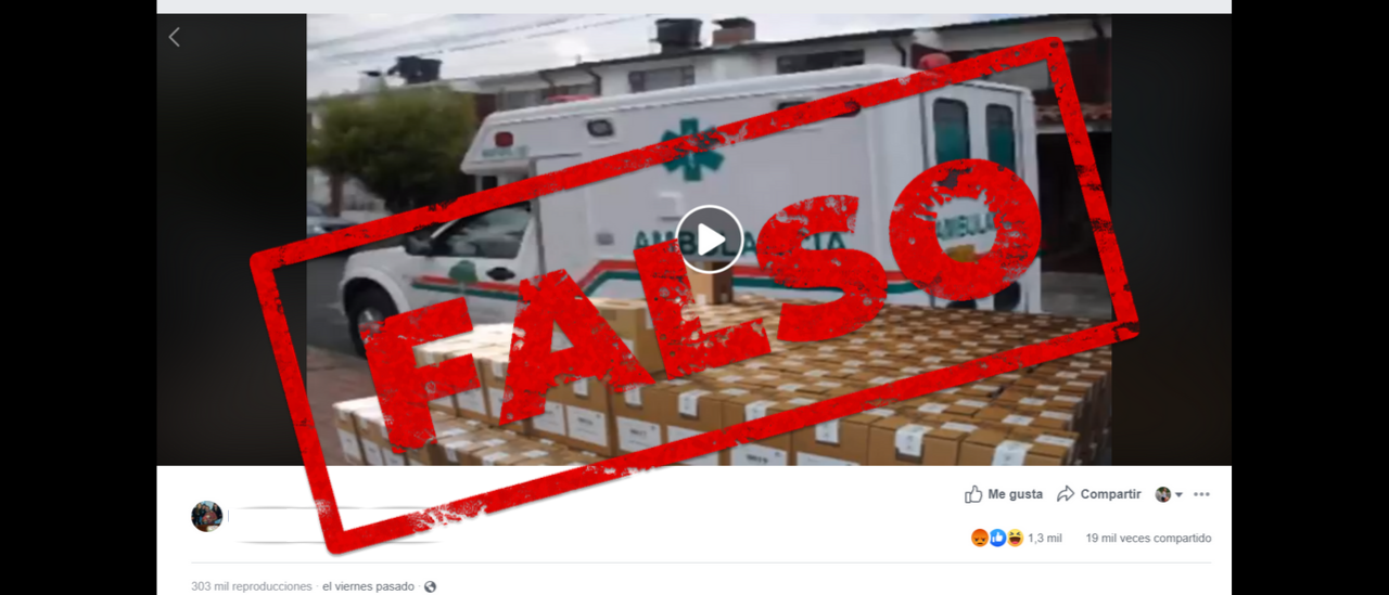 Es falsa la foto de una ambulancia y varias urnas que circula con un audio de WhatsApp que denuncia fraude