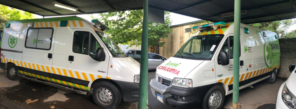 Es falsa la foto de una ambulancia y varias urnas que circula con un audio de WhatsApp que denuncia fraude