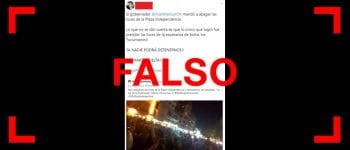 Es falso que Manzur haya ordenado cortar la luz durante un acto de Macri en Tucumán