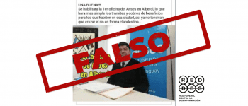 Es falso que la ANSES abrió una oficina en Paraguay