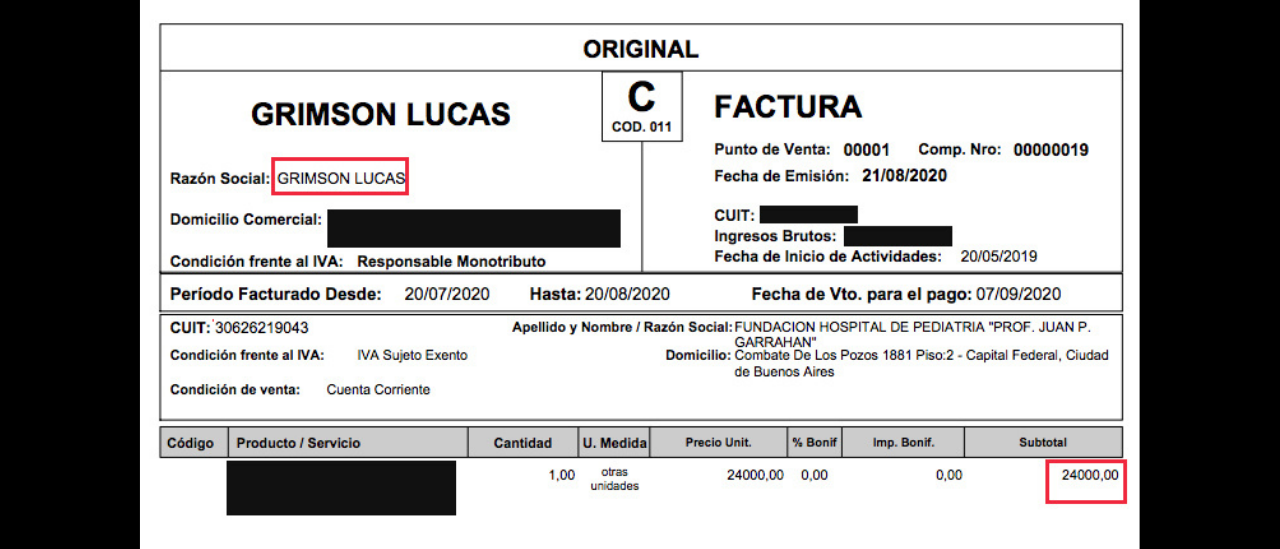 Es falso que Lucas Grimson cobra $160 mil por mes: percibe $24 mil, menos que un policía bonaerense del escalafón más bajo