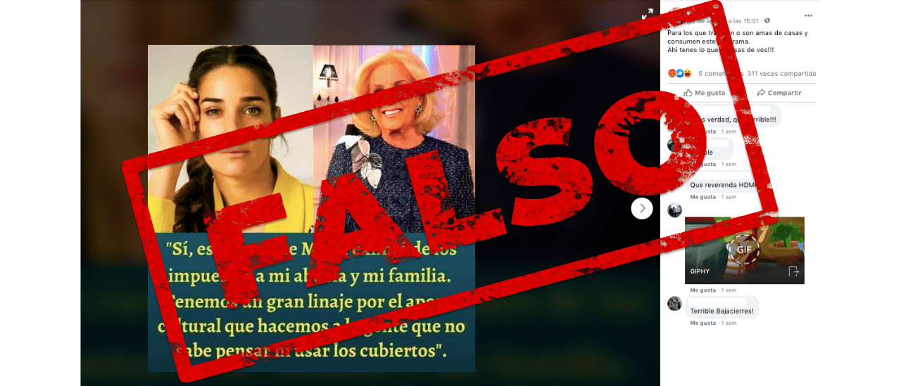 No, Juana Viale no dijo: “Macri eximió de los impuestos a mi abuela y a mi familia”