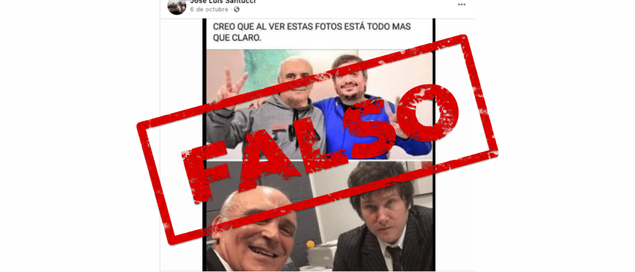 Es falso que Espert se sacó una foto con Máximo Kirchner