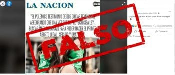 No, La Nación no publicó declaraciones de mujeres que quieren hacerse el primer aborto legal en la Argentina