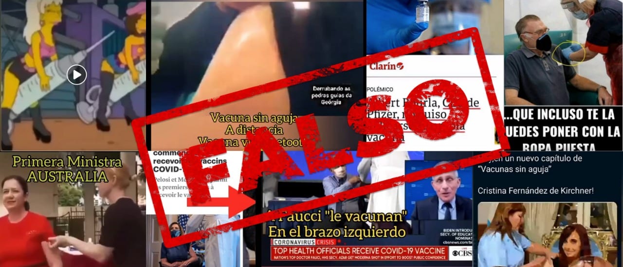 Son falsas o sacadas de contexto las imágenes que circulan en el video “Vacuna show” (parte II)