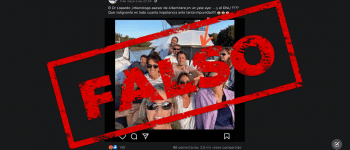 No es actual la foto del asesor presidencial Gustavo Lopardo sin distanciamiento social ni barbijos