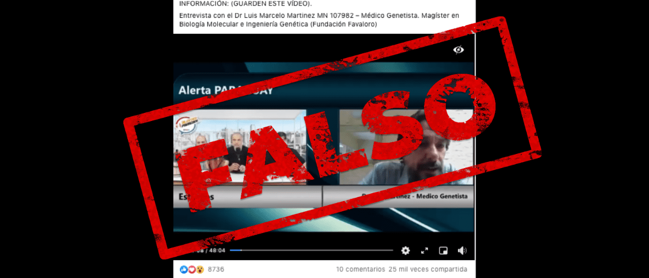 Son falsas varias afirmaciones del médico Luis Martínez en un video que circula en Facebook (parte I)
