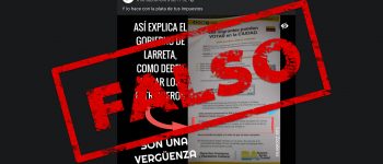 No es oficial la guía electoral para migrantes del gobierno porteño que indica poner una boleta de Juntos por el Cambio