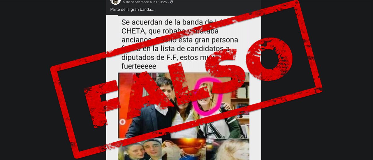 No, “La Cheta”, procesada como líder de una banda criminal, no es candidata por el Frente de Todos
