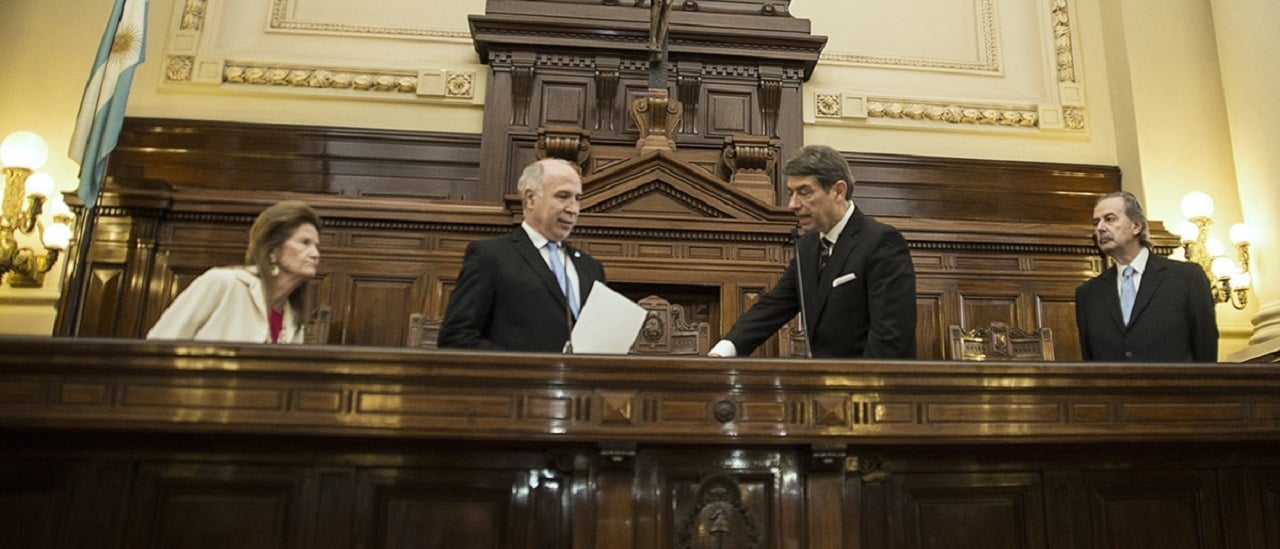La designación de Rosatti y las funciones del Presidente de la Corte