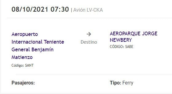 Es verdadero que el jefe de Gabinete Manzur voló a los Estados Unidos en un avión oficial de la provincia de Tucumán