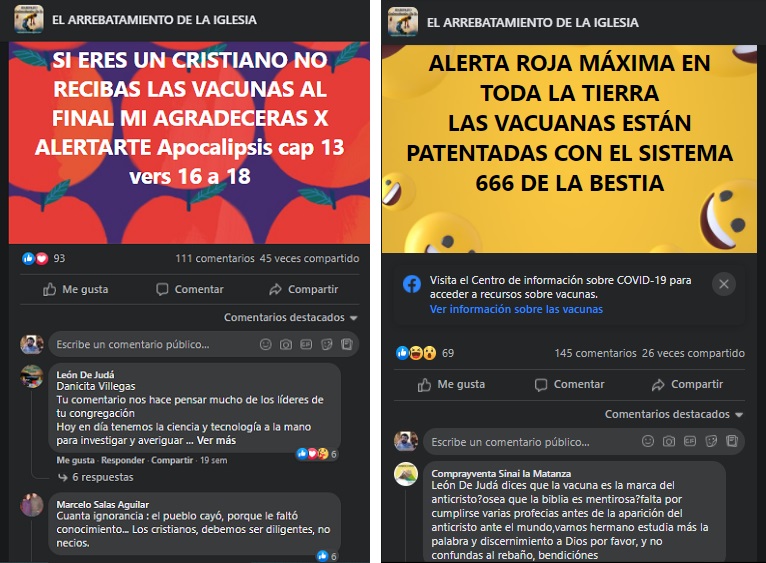 En Colombia, la desinformación antivacunas en Facebook circula sobre todo en grupos religiosos y esotéricos