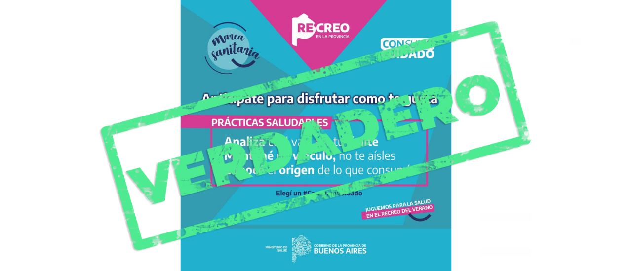 Es verdadera la campaña de la Provincia de Buenos Aires sobre el consumo problemático que dice: “Anticipate para disfrutar como te gusta”
