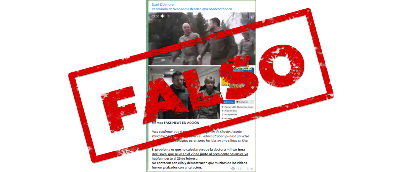 El canal de Telegram "Médicos por la Verdad Argentina": de desinformar sobre la COVID-19 a desinformar a favor de Putin