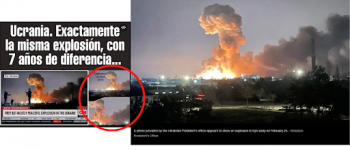 Es falso que CNN emitió una foto de una explosión en 2015 como si fuera de la guerra de 2022 en Ucrania