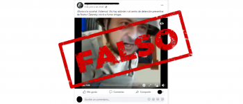 Es falso el video en el que se lo ve a Zelensky consumiendo cocaína