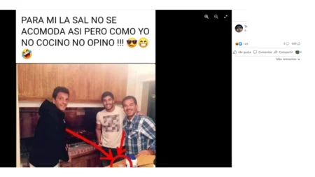 Es falsa la foto de Massa, Ritondo y Moyano con cocaína: se trata de un fotomontaje