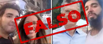 Son falsas las fotos de Sabag Montiel con Mauricio Macri y María Eugenia Vidal