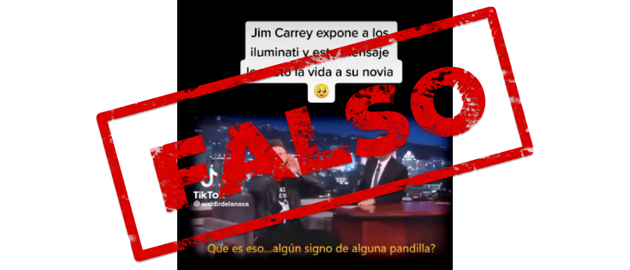 No, Jim Carrey no expuso en este video a los Illuminati ni su mensaje le  costó la vida a su novia - Chequeado