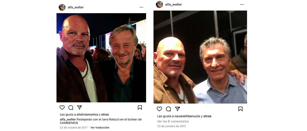 Es verdadera esta foto de Mauricio Macri y “Alfa” de Gran Hermano
