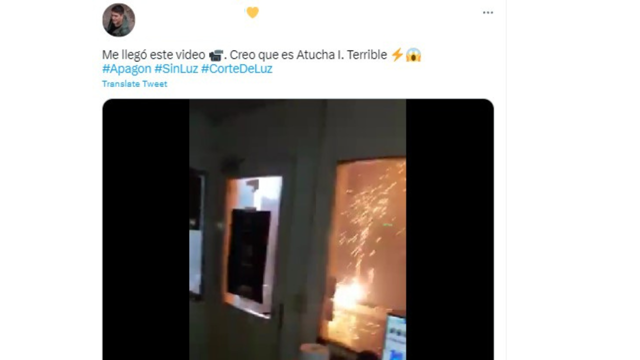 No, este video que muestra un cortocircuito no es del apagón del 1º de marzo: fue grabado en 2018