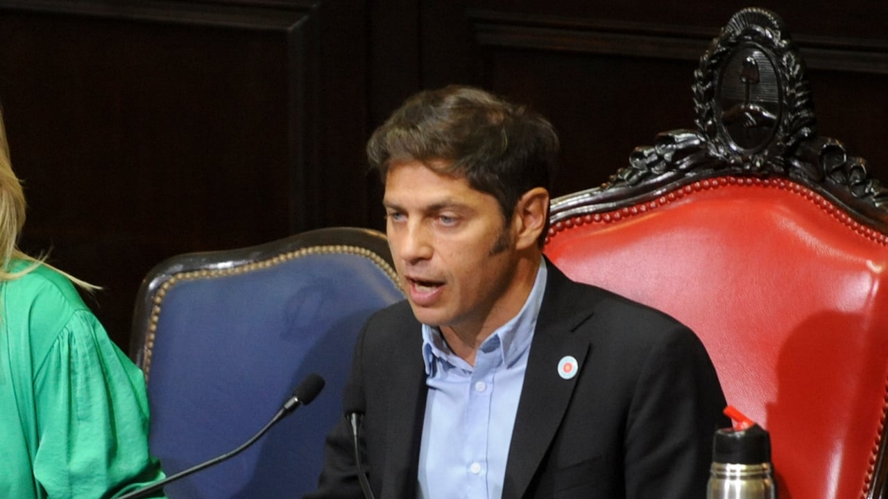 Axel Kicillof, sobre Cristina Fernández de Kirchner: “La mayor dirigente política del país está proscripta”