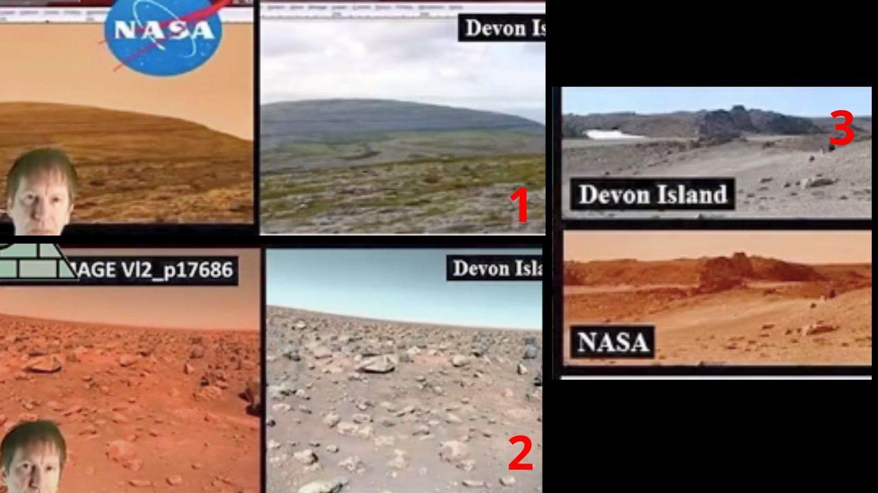 Es falso que la NASA utiliza las fotos de una isla de Canadá para simular que se trata del planeta Marte