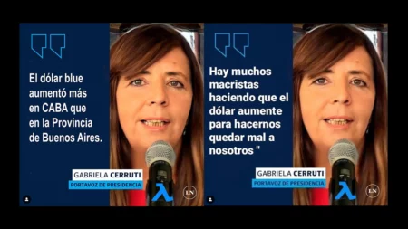 Son falsos estos posteos con citas de Gabriela Cerruti y no pertenecen a La Nación