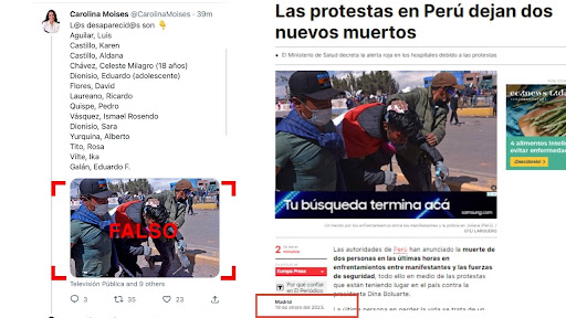 No fueron tomadas en Jujuy ni son actuales las fotos posteadas por la diputada del Frente de Todos Carolina Moisés
