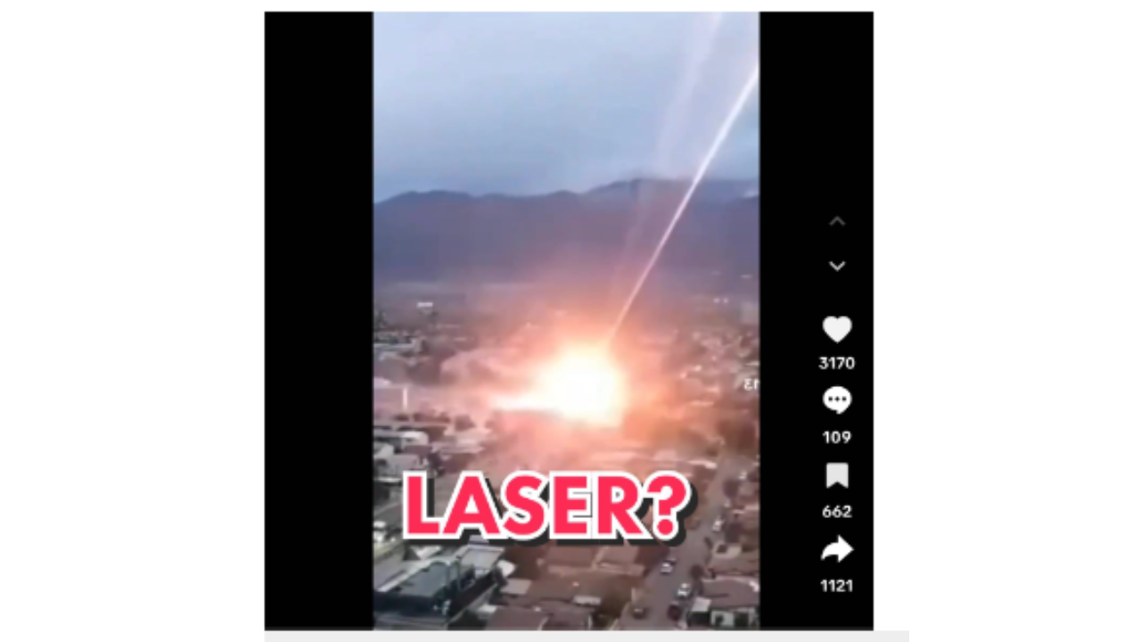 Es falso que los incendios en Tenerife y Hawai fueron causados por supuestas armas de rayos láser