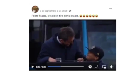 No, un niño no le dijo a Massa que votará por Milei en un acto en Rosario; el audio fue manipulado