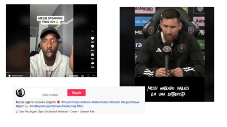 No, Lionel Messi no habla en inglés en este video: el contenido fue creado con inteligencia artificial