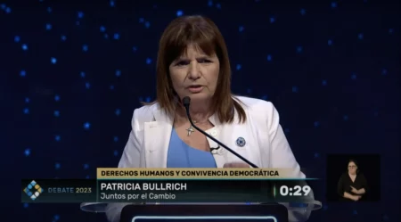 Patricia Bullrich a Sergio Massa, en el debate presidencial 2023: “Duplicaste los números de la inflación”