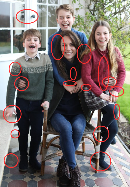 Los detalles de la foto editada de Kate Middleton y algunas herramientas que pueden servir para detectar casos similares