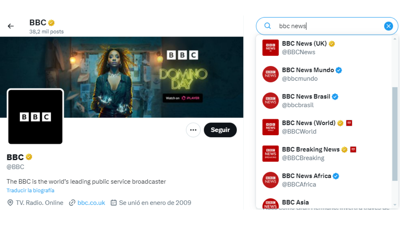 Es falso que la BBC cambió su logo de rojo a negro por la supuesta muerte de Kate Middleton