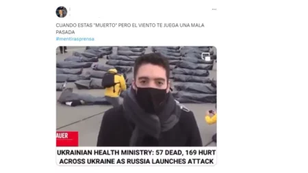 Este video es sobre una protesta de ambientalistas en Viena y no tiene relación con la guerra entre Rusia y Ucrania