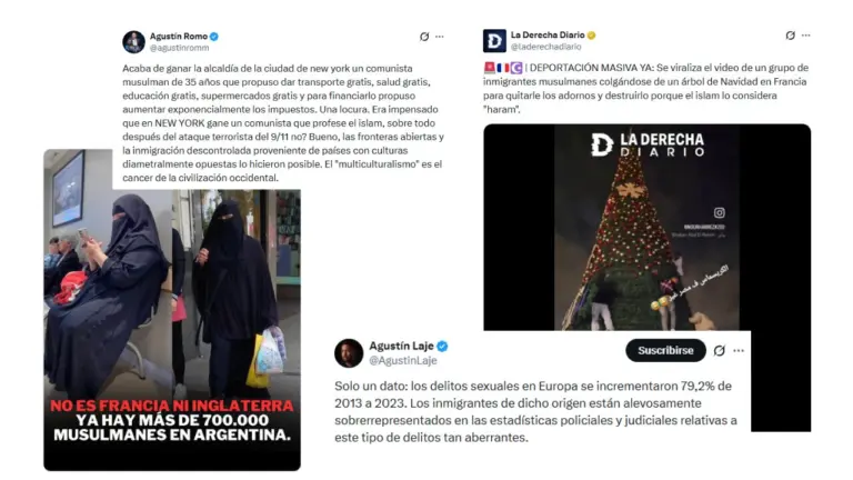 Narrativas antimusulmanas en redes: qué dicen, quiénes las difunden en Argentina y qué muestran los datos