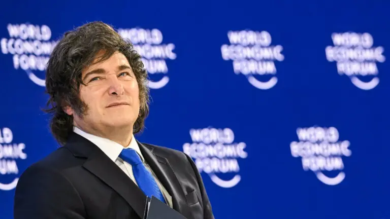 Javier Milei en Davos: “Venezuela tuvo una caída del 80% de su PIB”