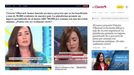 No, Victoria Villarruel no promociona una supuesta plataforma de inversión que promete ... thumbnail