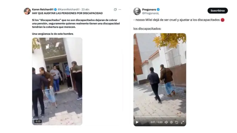 No, el hombre de este video no “simula” una discapacidad motriz: es jubilado y padece Parkinson