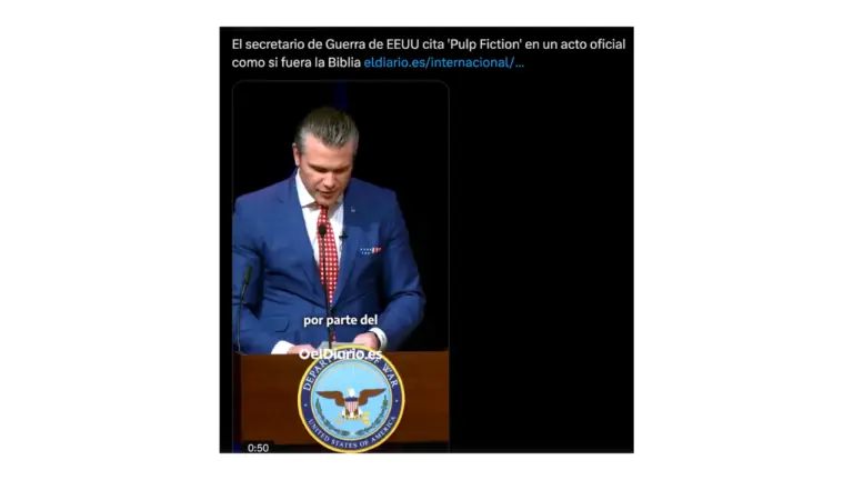 Es verdadero que el secretario de Defensa de EE.UU. pidió rezar usando una oración con frases idénticas a las de una escena de “Pulp Fiction”