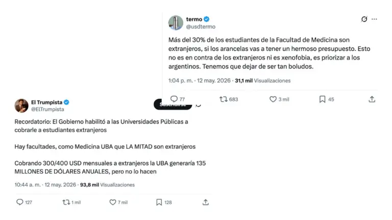 Es falso que la mitad de los estudiantes de Medicina de la UBA son extranjeros